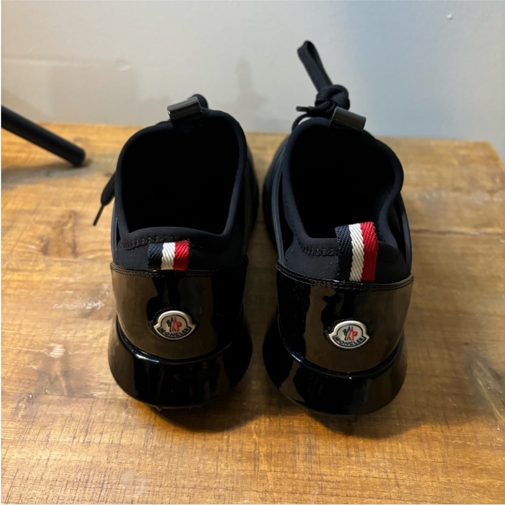 Moncler Black Sneakers with Red Detail - Picture 5 of 8